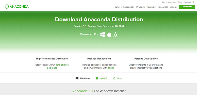 Anaconda download mac os x 10.8